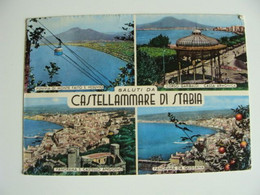 CASTELLAMMARE DI STABIA   - CAMPANIA    VIAGGIATA  BOLLO RIMOSSO - Castellammare Di Stabia