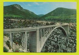 83 Les Gorges Du Verdon N°17 Le Canyon Et Le Pont De L'ARTUBY Beau Viaduc En Béton - Comps-sur-Artuby