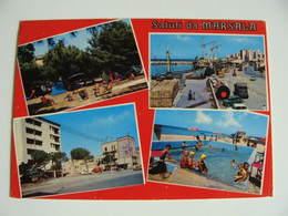 SALUTI  DA  MARSALA  PISCINA  TP TRAPANI  SICILIA    VIAGGIATA  COME DA FOTO IMM. LUCIDA - Marsala