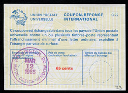 ETATS-UNIS / USA / AMÉRIQUE  International Reply Coupon / Coupon Réponse International - Other & Unclassified