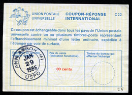 ETATS-UNIS / USA / AMÉRIQUE  International Reply Coupon / Coupon Réponse International - Autres & Non Classés