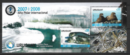 URUGUAY. BF 86 De 2008. Année Polaire Internationale. - Año Polar Internacional