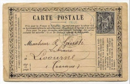 !!! CARTE PRECURSEUR TYPE SAGE REPIQUAGE LIBRAIRIE HACHETTE POUR L'ITALIE - Precursor Cards