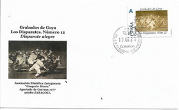 SPAIN. COVER GOYA ENGRAVINGS. DISPARATES. 12 - Brieven En Documenten