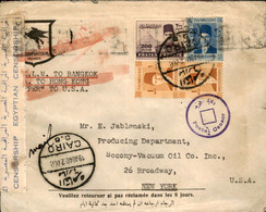 Egypte - Airmail - Luchtpost - Passed By Censor - Hongkong - KLM - USA - 1940 - Other & Unclassified