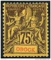 Obock (1892) N 43 * (charniere) - Andere & Zonder Classificatie