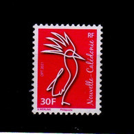 Timbre Cagou Rose 30F Avec Millésime 2021 - Unused Stamps