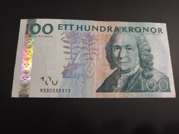 BILLETE DE SUECIA DE 100 KRONOR AÑOS 2001 A 2014 CALIDAD EBC (XF)  (BANKNOTE) - Svezia