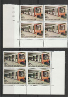 OCB 1826 - CUR. Twee Tinten - Postfris MNH** In Blokken Van 4. - Other & Unclassified