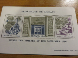 1996 Bloc Musée Des Timbres Et Des Monnaies - Blocs