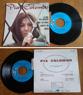 RARE French EP 45t RPM BIEM (7") PIA COLOMBO «Arrête-toi» (Lang, 1967) - Collector's Editions