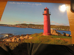 Carte Phare Ile Aux Marins Saint Pierre Et Miquelon - Storia Postale