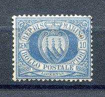 1877.SAN MARINO.YVERT 3*.NUEVO CON FIJASELLOS(MH).CATALOGO 200€ - Ongebruikt