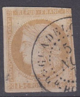 #192 COLONIES GENERALES N° 19 Oblitéré Gd Bourg (Guadeloupe) - Cérès