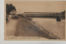 Guémené-Penfao (44) : Le Pont En Fer Du Hameau De Beslé En 1930 PF. - Guémené-Penfao