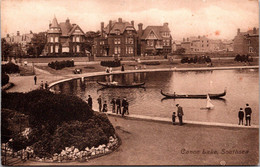 (1 Oø 41) OLDER - Sepia - Not Posted - UK - Southsea Canoe Lake - Southsea