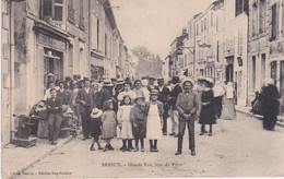 Brioux Grande Rue Jour De Foire édition Roy Reinier Cliché Besson - Brioux Sur Boutonne