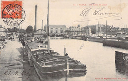 54 - NANCY - Un Bassin Du Canal - Péniche - Carte Postale Ancienne - Nancy