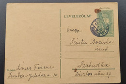 Hungary - Tábori Posta -1944 Zombor Levelezolap  4/45 - Lettres & Documents
