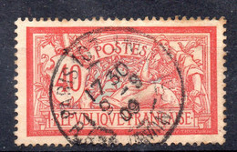 1900 --type Merson  N° 119..40c Rouge Et Bleu ..oblitération Cachet Rond PARIS 107-- 9-9-09 - 1877-1920: Période Semi Moderne