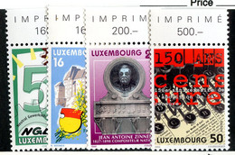 586 Lux 1998 YT.1390/93 Mnh** (Offers Welcome!) - Neufs