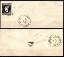 Romania 1867  20 Parale  From FOCSANI To BERLAD Mini Cover, Lilliput  RARE!! - Autres & Non Classés