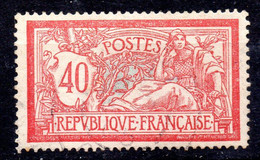 1900-- Type Merson N°119....40c Rouge Et Bleu  Oblitération Très Légère ..verso Avec Trace De Charnière  ... - Used Stamps