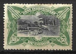 BELGIAN CONGO........" 1894...".......50c.........SG21........MH... - 1884-1894