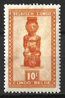 BELGIAN CONGO........" 1947.."....MASKS........10c......SG273.......MH.. - Ongebruikt