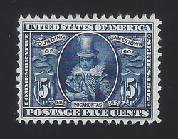 US #330 1907 Blue Wmk 191 Perf 12 Mint NG F-VF Scv $125 - Unused Stamps