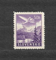 Slovakia Slowakei 1939 MNH ** Mi 48 Sc C1 Airmail. Flugpostmarken. SLOVENSKO. - Ungebraucht