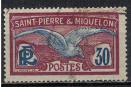 SAINT PIERRE ET MIQUELON             N°  YVERT  112 OBLITERE     ( OB    06/ 13 ) - Gebraucht