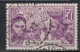 SAINT PIERRE ET MIQUELON             N°  YVERT  133 (2)   OBLITERE     ( OB    06/ 14 ) - Used Stamps