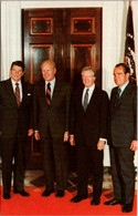 President Reagan Gerald Ford Richard Nixan And Jimmy Carter Attending Egyptian President Anwar Sadat's Funeral - Presidentes
