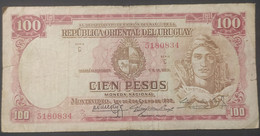 Uruguay – Billete Banknote De 100 Pesos Moneda Nacional – Ley De 1939 – Serie C - Uruguay