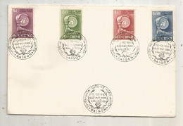 FDC, Premier Jour, VIET - NAM, SAIGON, 10-12-58, 4 Timbres , Frais Fr 1.65 E - Vietnam