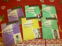 Lot De 6 Revues Diagrammes, 1962, Réanimation, Intelligence Animaux, Etc. ; L17 - Ciencia