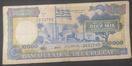 Uruguay – Billete Banknote N$ 10.000 Decreto Ley 14.316 Año 1987 – Serie C - Uruguay