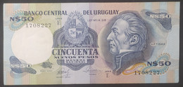 Uruguay – Billete Banknote N$ 50 Moneda Nacional – Serie E - Uruguay