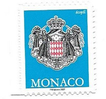 Timbre De Carnet 2022 Monaco Blason écopli Légende Philaposte 2022 - Booklets