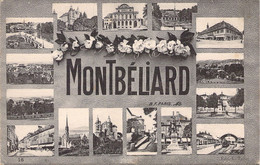 25 - MONTBELIARD - Multi Vues - BF PARIS - Carte Postale Ancienne - Montbéliard