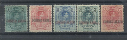 ESPAÑA   EDIFIL   292/96      MH  * - Unused Stamps