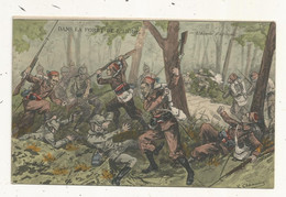 Cp,  Militaria,  Illustrateur Signée Chamouin, Dans La Forêt De L'AIGUE,l'armée D'Afrique ,  Vierge - Personajes