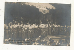 Cp, Carte Photo, Münchener Kaisertage ,1906 ,parade,kaiser Und Prinzregent Vor Dem Fürstenzell ,voyagée 1906, 2 Scans - Personaggi