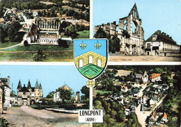 Longpont * Souvenir De La Commune * Cp 4 Vues - Sonstige & Ohne Zuordnung
