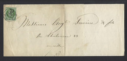 Lettre De FRANCE N° 53 Obl De Marseille PORT LOCAL - 1849-1876: Periodo Classico