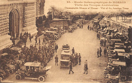 ¤¤  -  MONACO  -  Musée Océnographique - Visite Des Troupes Américaines   -  Guerre 1914-18  -   ¤¤ - Musée Océanographique