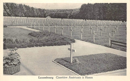 ¤¤  -  LUXEMBOURG  -  Cimetière Américain à HAMM   -  Guerre 1914-18  -   ¤¤ - Otros & Sin Clasificación