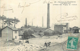 CPA 64 Pyrénées-Atlantiques > Le Boucau - Environs De Biarritz - L'Usine Des Forges De L'Adour - Vaches - Boucau