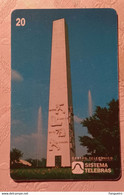 BRAZIL USED PHONECARD MONUMENT - Brasilien